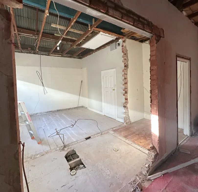 recently renovated bathroom