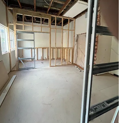 house undergoing renovations
