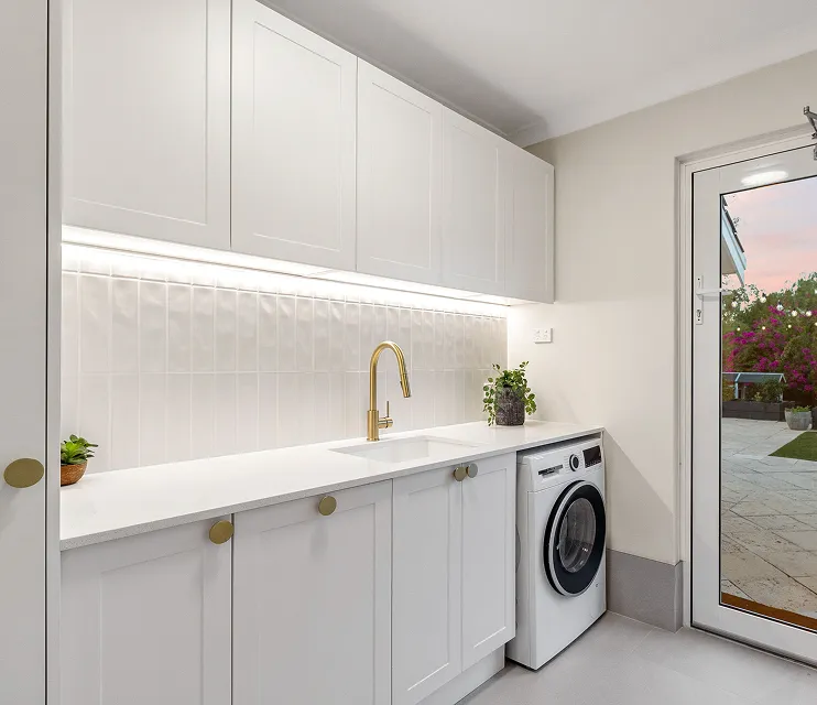 recently renovated bathroom