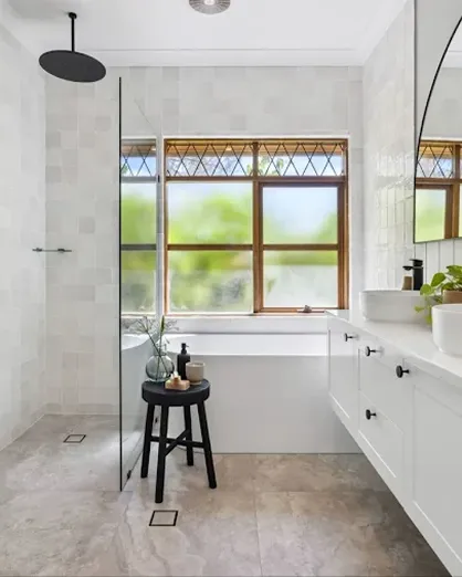 newly renovated bathroom