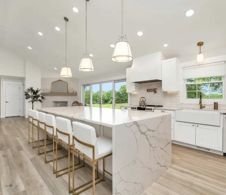 recently renovated modern kitchen