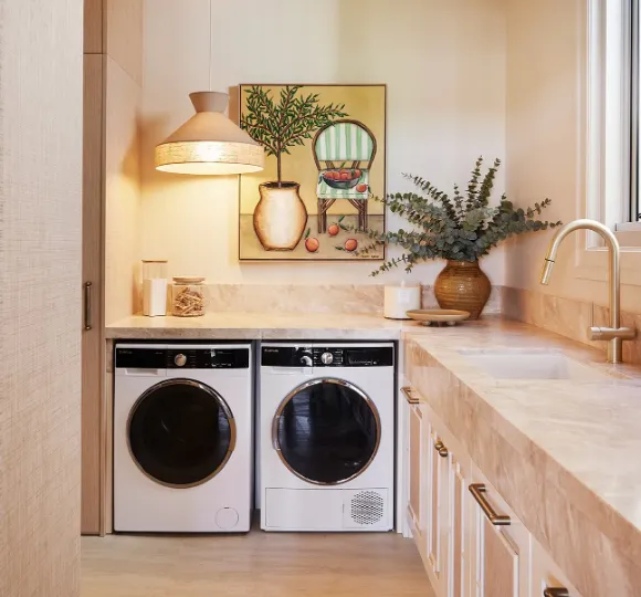 recently renovated laundry